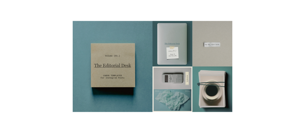 The Editorial Desk_Canva Templates by Zita Fernandez